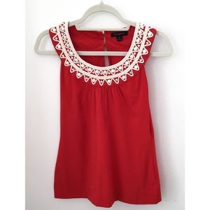 Banana Republic BR Beaded Sleeveless Tank Blouse